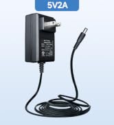UL Listed 5V 2A 6ft Power Supply Adapter - AC to DC 10W Wall Charger for USB Hub, Tablets, Baby M...