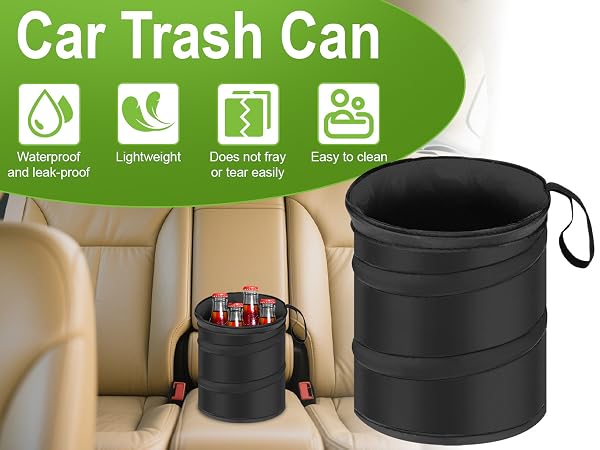2 PCS Car Trash Can