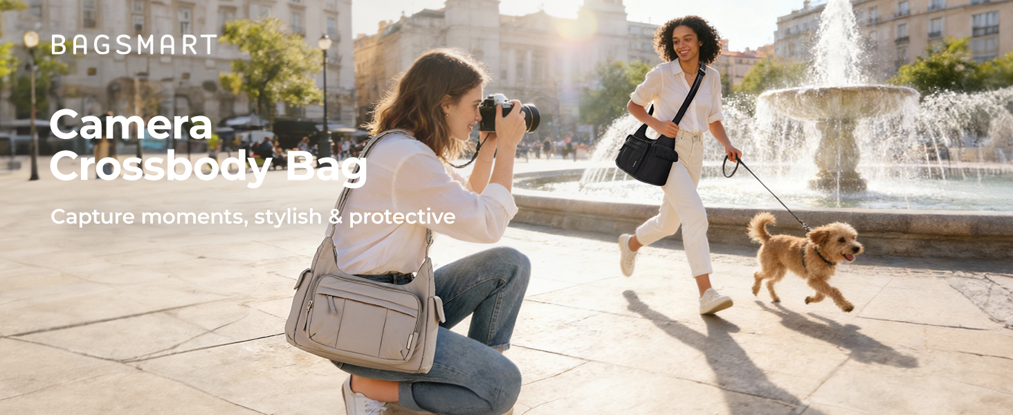 BAGSMART camera sling bag