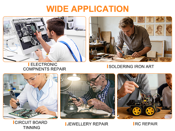 Soldering Iron Kit Cordless Portable Rechargeable