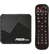 R69PRO 8K Streaming Media Player 64GB WiFi 6 USB 3.0 BT5.0 1000M Streaming Media Video/Audio/File...