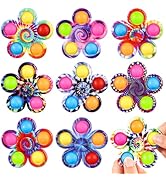 Gigilli Fidget Spinner 9 Pack, Classroom Prize Pop Fidget Spinners for Kids, Sensory Fidget Toys ...