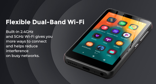 mp3 player with bluetooth and wifi