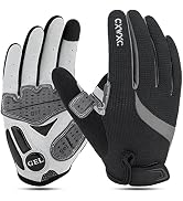 Cycling Gloves for Men Women - Breathable Gel Road Mountain Bike Riding Gloves - Anti-Slip Bike G...