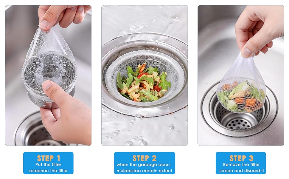 drain nets for kitchen sink