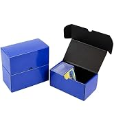 XRACV Top Loader Storage Box - 7 inch Toploader Box Holds 110+ Toploaders or 600+ Standard Cards,...