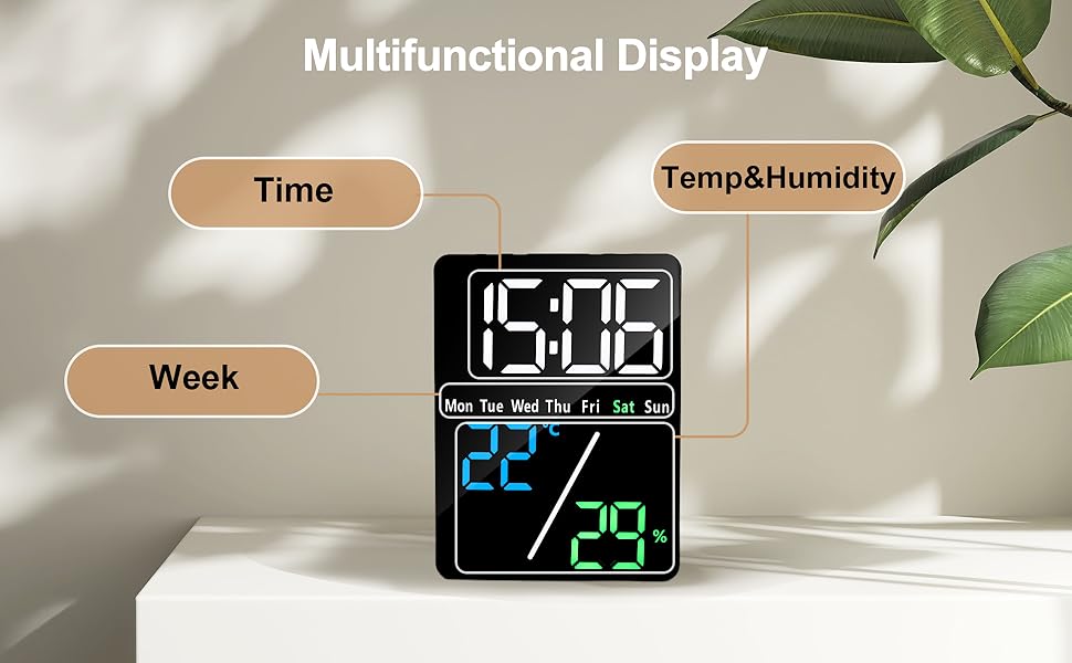 LED digital alarm clock