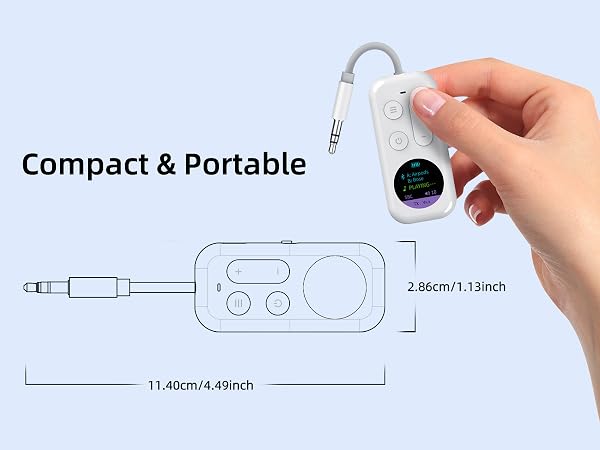 bluetooth adapter with display