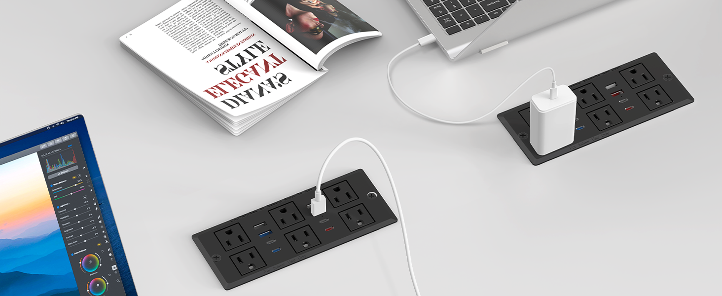 conference recessed power strip