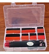 Heat Shrink Tubing Kit + 300W Mini Heat Gun for Shrink Tubing – 240pcs 3:1 Ratio Adhesive Lined W...