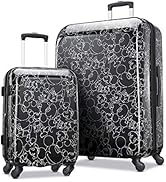 AMERICAN TOURISTER Disney Hardside Luggage With Spinner Wheels, Mickey Mouse Scribbler Multi-Face...