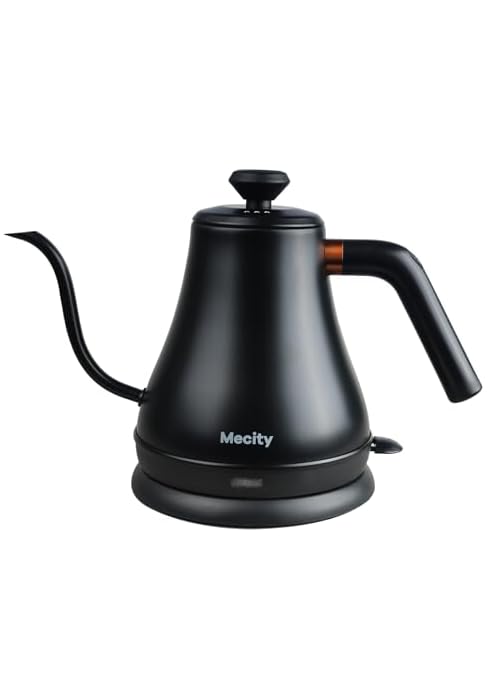 Mecity Electric Kettle Gooseneck Water Kettle Stainless Steel Tea Kettle Water Boiler Fast Heatin...
