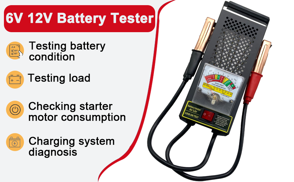 Pointer meter tester - red switch