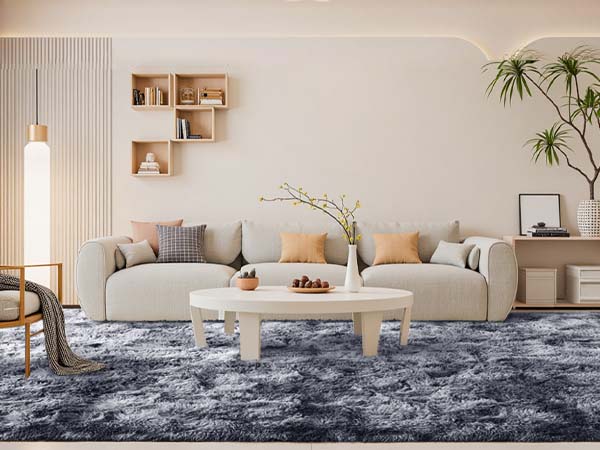 tie dye grey area rug