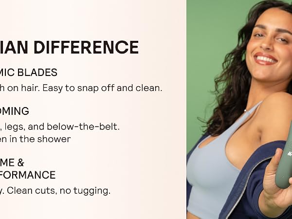 The Meridian Difference: Long-lasting battery,clean cuts,no tugging.