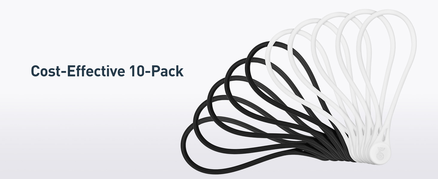 Cable Matters Ultra Strong Silicone Magnetic Cable Ties
