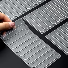 40 pcs cabinet bumpers clear