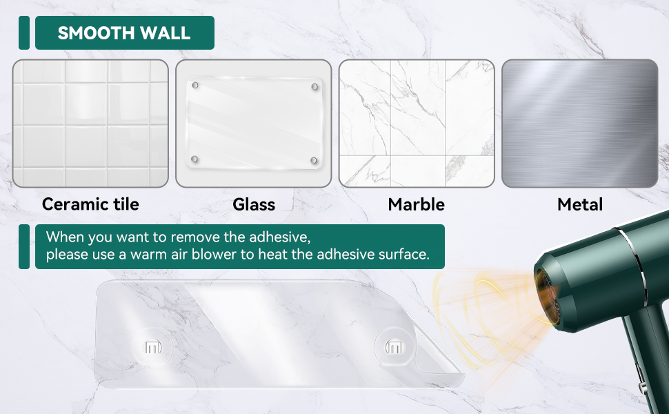 shower holder for wall