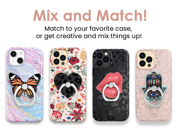 phone case and matching ring