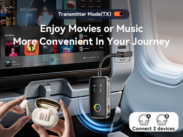 airfly;bluetooth airplane adaptor