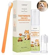 Enzymatic Cat Toothpaste Kit – Roast Chicken Flavor Dental Care for Cats & Kittens | Fights Plaqu...