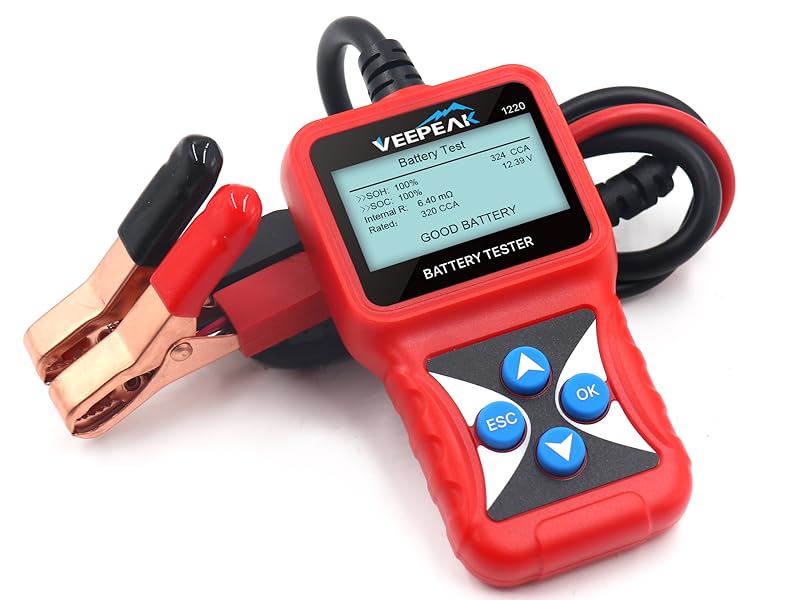 12v automotive battery tester