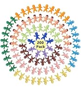 SHAOQINLIN Mini Plastic Babies, 200 Pcs Mini Baby 1 Inch Small King Cake Babies Bulk Plastic Baby...