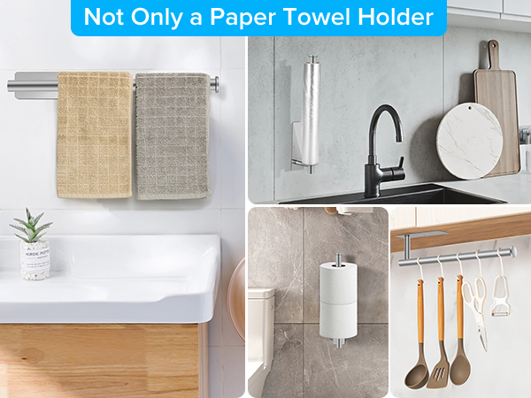 paper towel holder under cabinet, under cabinet paper towel holder, paper towel holder wall mount