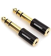MOBOREST 3.5mm to 1/4" Adapter - Authentic Genuine Universal 6.35mm Pure Copper Adapter Jack - 3....