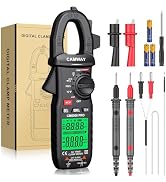CAMWAY Clamp Meter,Digital Clamp Multimeter,TRMS 6000counts 600A AC/DC Current, AC/DC Voltage NCV...
