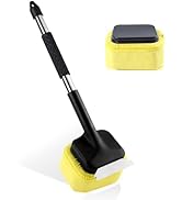Grill Brush Cleaning BBQ Outdoor: GEEKHOM Bristle-Free Steam Scraper for Cast Iron/Stainless Grat...