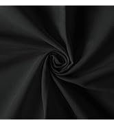HHZZMIAO Cotton Polyester Broadcloth Fabric 57" Wide by The Yard Soft, Lightweight & Breathable M...