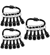 18Pcs 1/4inch Hex Shaft Screwdriver Bit Holder Portable Extension Bar Keychain Screw Adapter Alum...