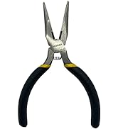 BOOSDEN Needle Nose Pliers 5 inch with Side Cutters, Small Needle Nose Pliers Mini, Long Needle N...