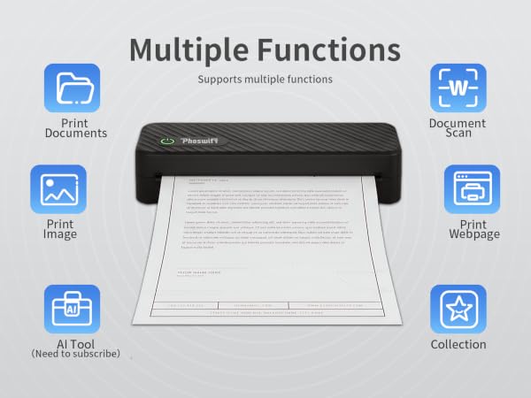 DOCUMENT PORTABLE PRINTER
