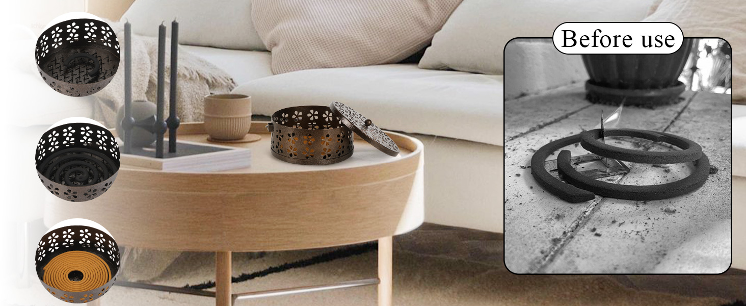 Iron Mosquito Coil Holder