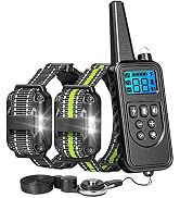 FunniPets Dog Training Collar, 2600ft Range Dog Shock Collar with Remote Waterproof Electronic Do...