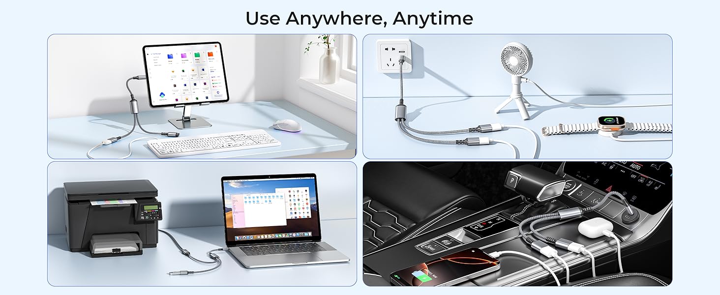 USB C TO 2 USB CONVERTER