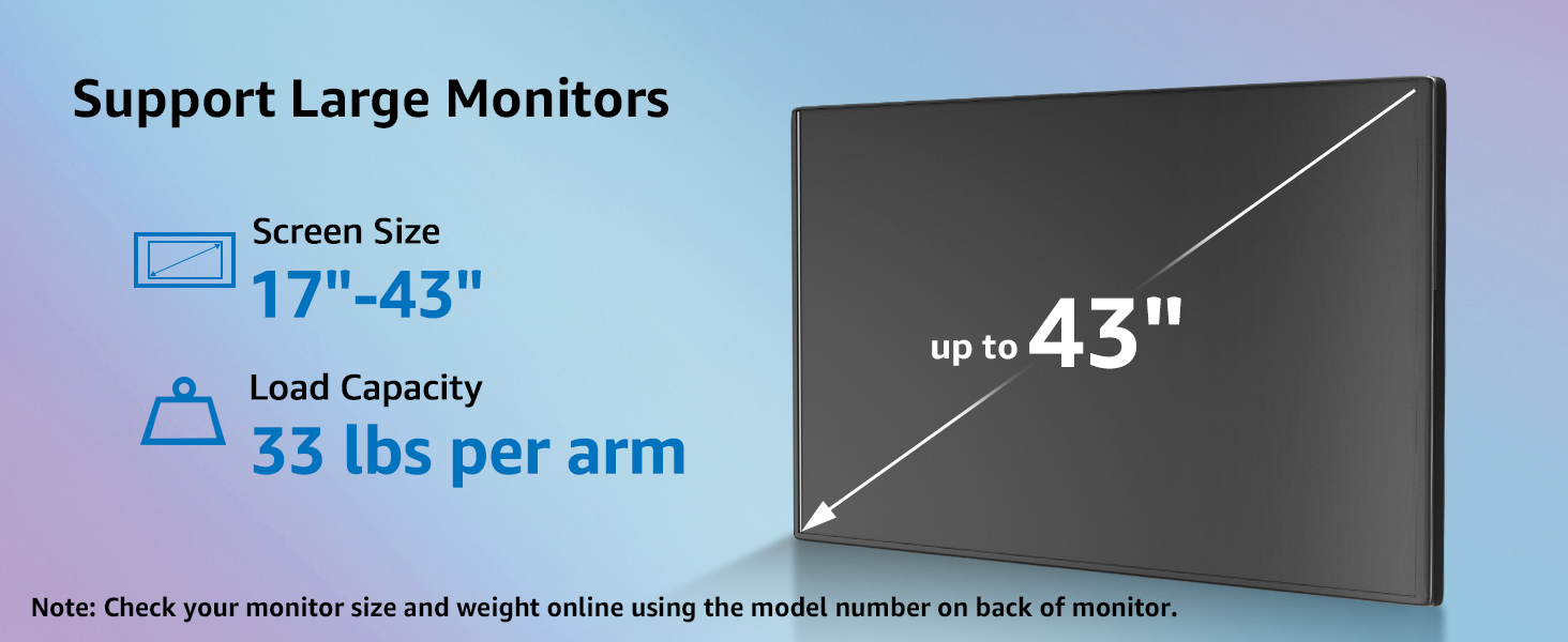 heavy duty monitor mount