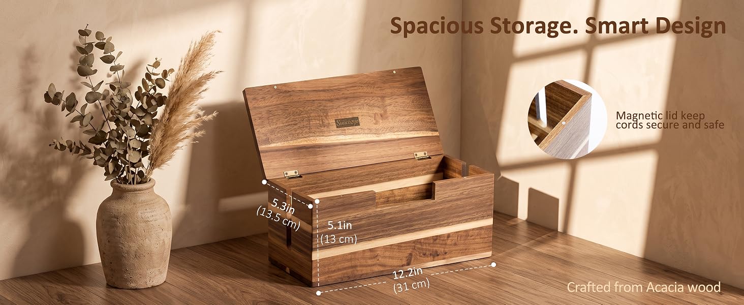 cable management box cord organizer box cord management box cord box wooden cable management box