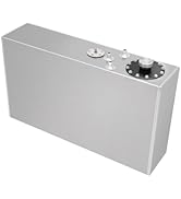 17 Gallon Street Rod Aluminum Fuel Cell Tank, 65L Fuel Tank with Sensor Quick Release Cap, Univer...
