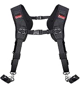 ztowoto Double Shoulder Camera Strap Harness Quick Release Adjustable Dual Camera Tether Strap fo...