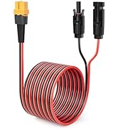ELFCULB 10AWG XT60 Solar Cable Extension for Portable Power Station - 100FT Solar Panel Connector