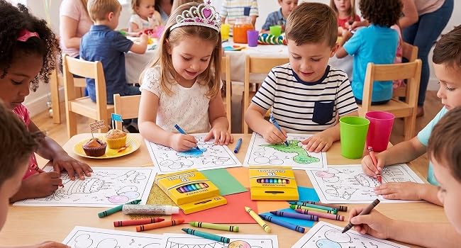 crayons,birthday favors,birthday party supplies,school supplies,kids crayons