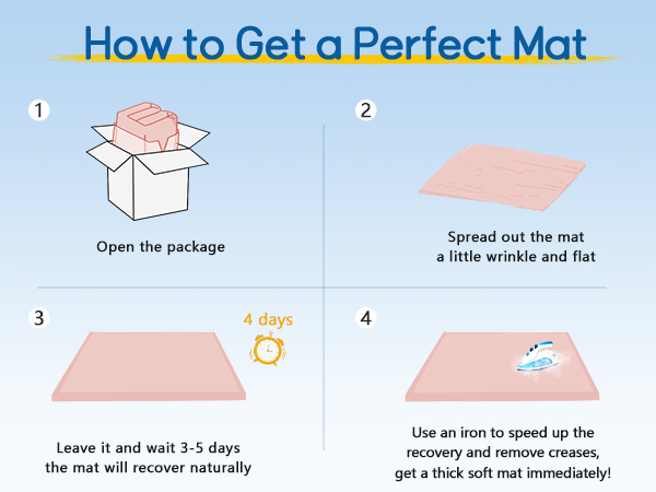 How to get a perfect mat