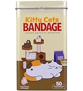 BioSwiss Bandages, Kitty Cats Shaped Self Adhesive Bandage, Latex Free Sterile Wound Care, Fun Fi...