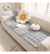 Disayu Fuzzy Pet Couch Cover for Dogs Washable, Non Slip Couch Covers for 2 Cushion Sofa Pet Frie...