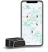 LNCOON GPS Tracker for Vehicles Mini OBD 4G LTE Car Locator, Unlimited Distance, Real-Time Speed ...