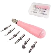 Linocut Carving Kit Tools Linoleum Cutter Assortment for Block Printing for DIY Sculpture Carpent...
