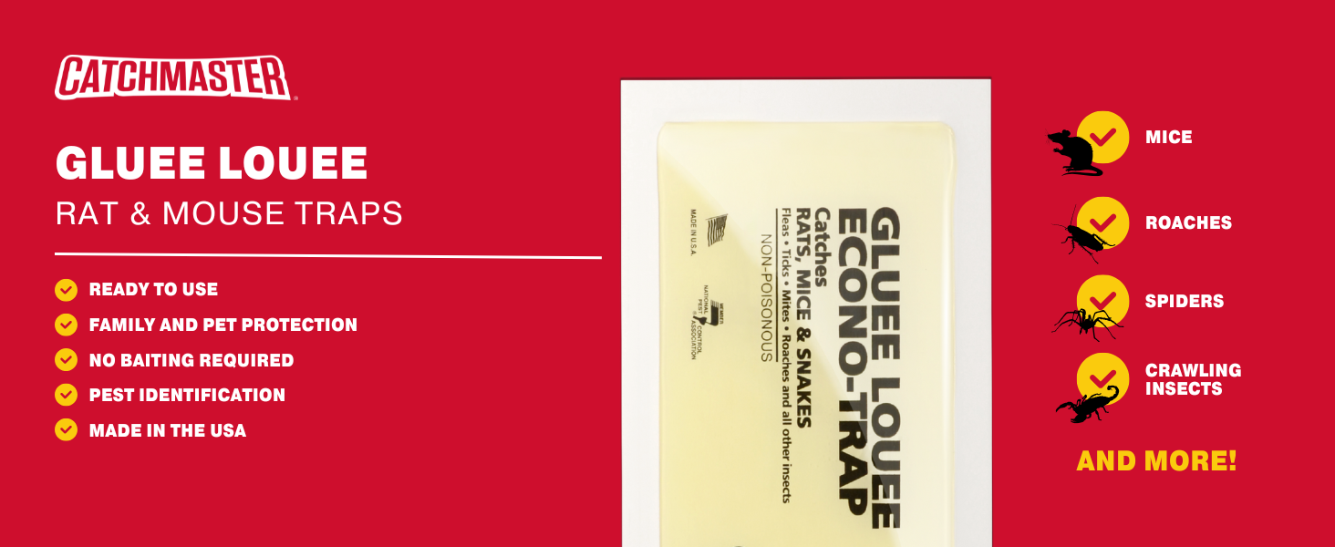 Gluee Louee rat mouse glue trap
